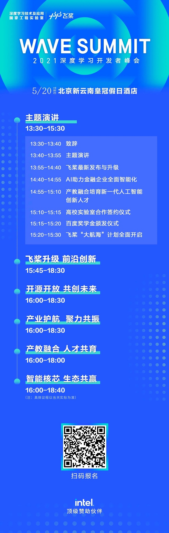 2021深度学习开发者峰会 WAVE SUMMIT 定档5月20日